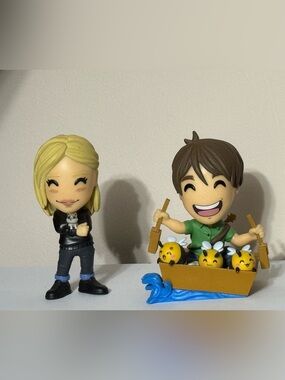 Youtooz Nihachu #212 & Tubbo #252 Vinyl Figure Bundle Dream SMP Collectibles